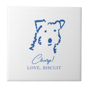 Dog Mom Personalized Fox Terrier Memorial Tile