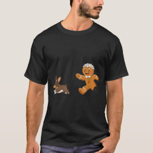 Dog Mom Shirt Gingerbread Chasing French Bulldog C
