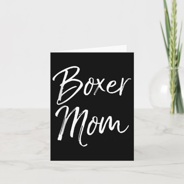 Dog Mother Gift Boxing Mother's Day Quote Cute Box Card (Front)