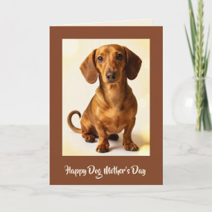 Dog Mother's Day Card + your text & photo