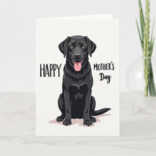 Dog Mothers Day Illustration Card