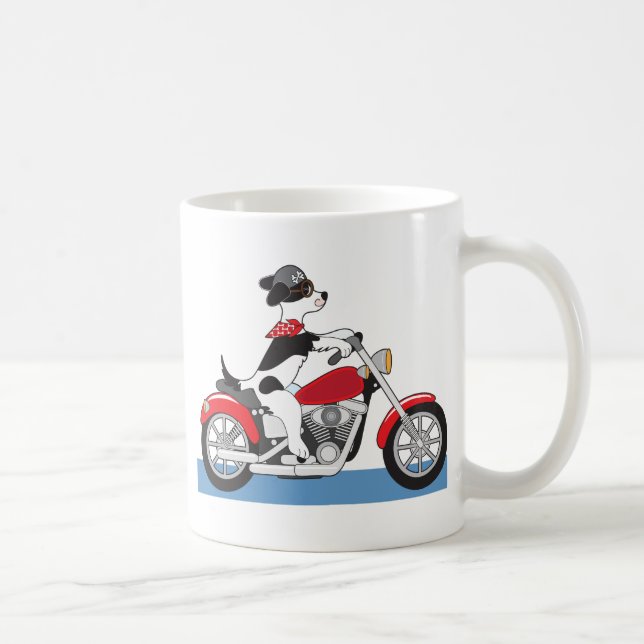 Dog Motorcycle Coffee Mug (Right)