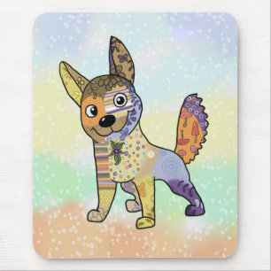 dog mouse pad