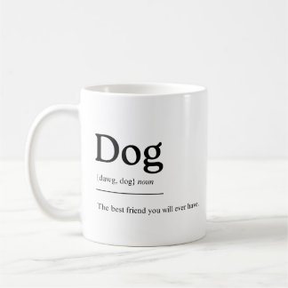 Dog Mug: Man's Best Friend Coffee Mug