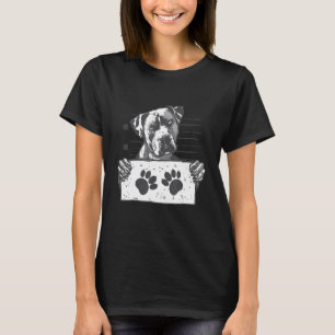 Dog Mugshot Prison T-Shirt