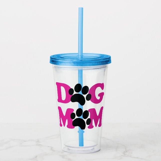 Dog Mum Acrylic Tumbler (Front)