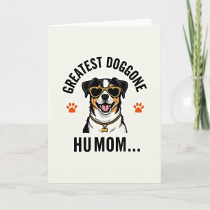 Dog Mum Affection Illustration Card