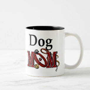 Dog Mum Apparel and Gifts Two-Tone Coffee Mug