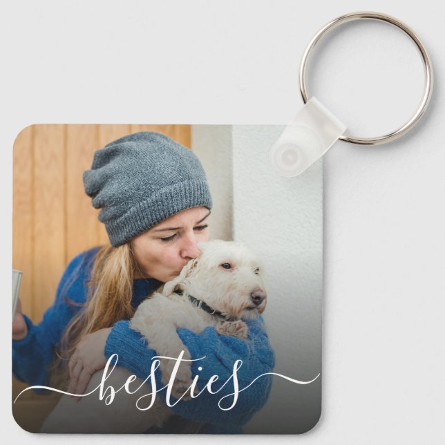 Dog Mum Besties  Key Ring (Back)