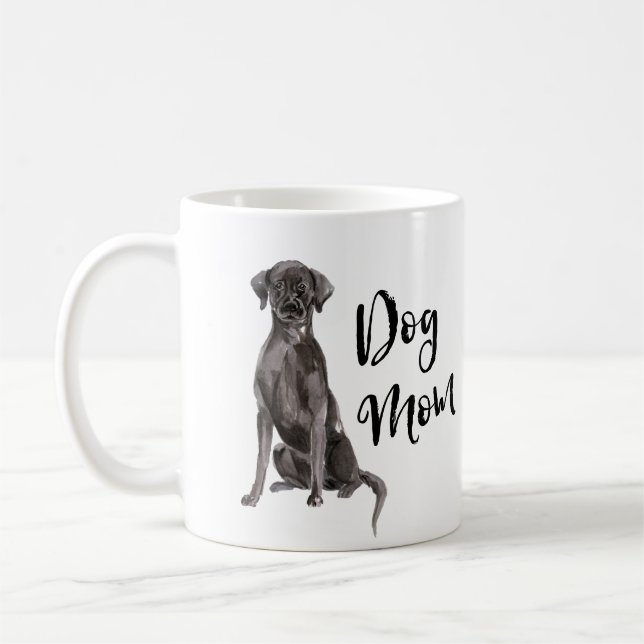 Dog Mum Black Lab Coffee Mug (Left)