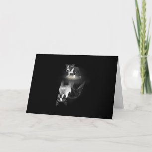 Dog Mum BostonTerrier Dog Lover Gift Mother Father Holiday Card