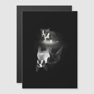 Dog Mum BostonTerrier Dog Lover Gift Mother Father Magnetic Invitation