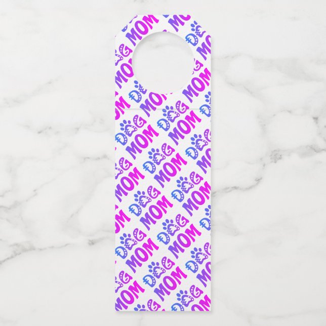 Dog Mum Bottle Tag (Front)