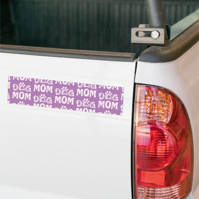 Dog Mum Bumper Sticker (On Truck)