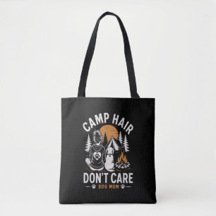 Dog Mum Camping Outdoor Campfire Tote Bag