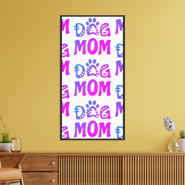 Dog Mum Canvas Print (Insitu (LivingRoom))