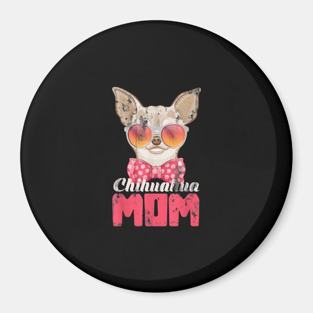 Dog Mum Chihuahua Magnet (Front)