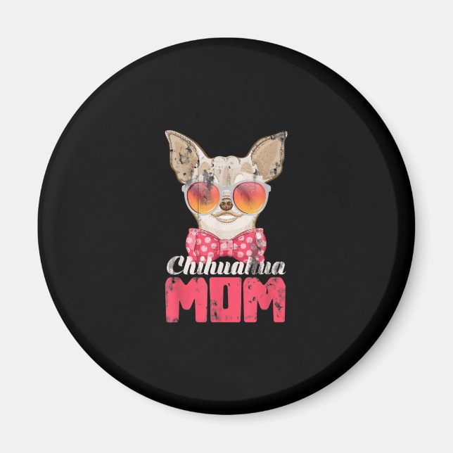 Dog Mum Chihuahua Magnet (Front)