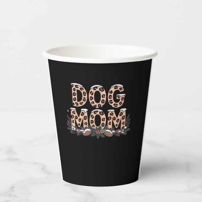 dog mum Classic T-Shirt Paper Cups (Front)