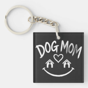 Dog Mum Club – Cute Pet Lover Design Key Ring