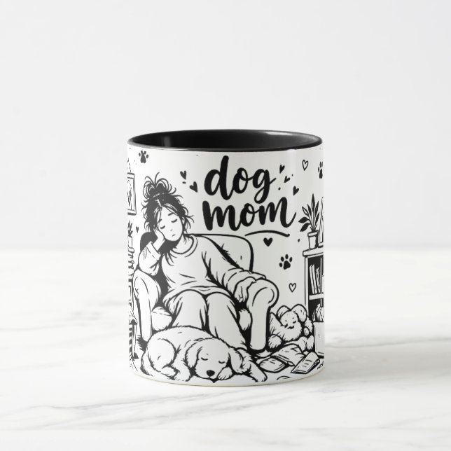 Dog Mum Coffee Mug (Center)