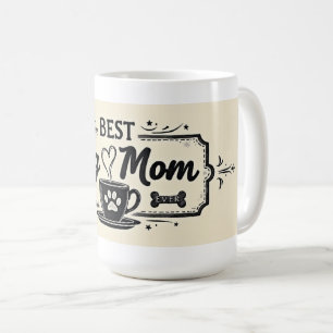 Dog Mum Coffee Mug – 15 oz Vintage Café Style