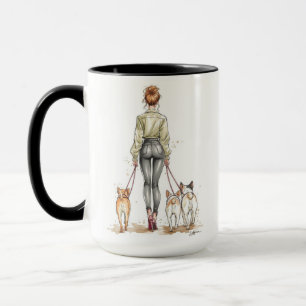 Dog Mum Coffee Mug Stylish Dog Walker Fashion