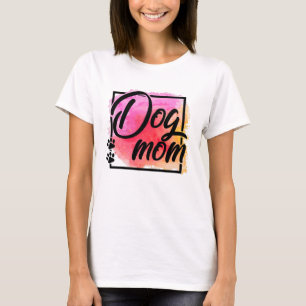 Dog mum colourful animal lover T-Shirt