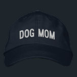 Dog Mum | Cool Dog Lady Embroidered Hat<br><div class="desc">You love and care for them like children,  and they give you unconditional love in return. You're a dog mum and it's the best thing that ever happened to you! An awesome baseball cap for the mum who's kids have four feet. This cool embroidered hat makes a great gift.</div>