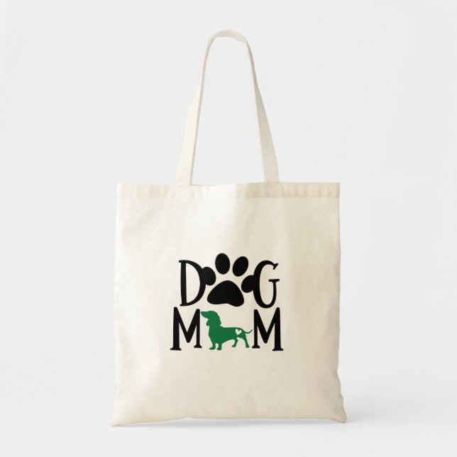 Dog Mum Dachshund Tote Bag (Front)