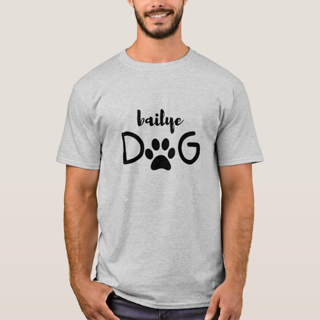 Dog Mum & Dad Swag: Stylish Pet Wear T-Shirt (Front)