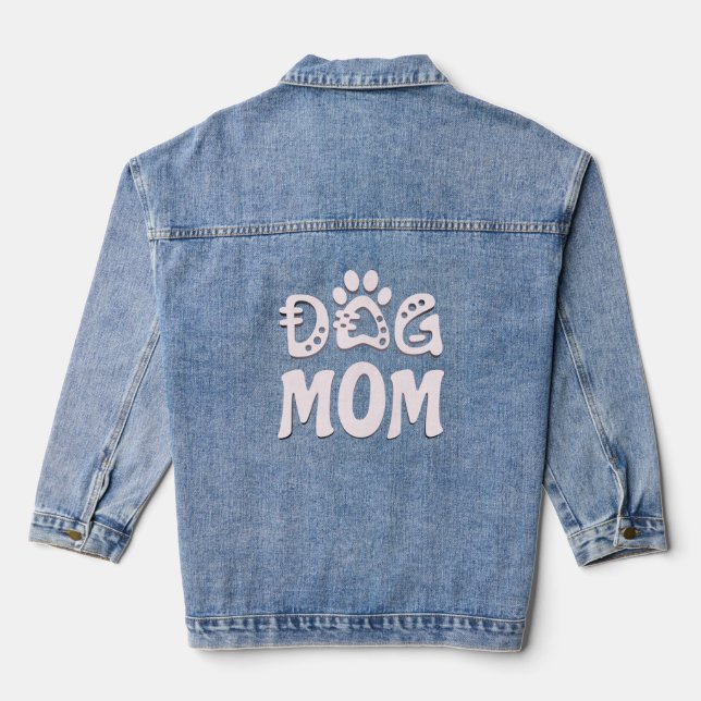 Dog Mum Denim Jacket (Back)