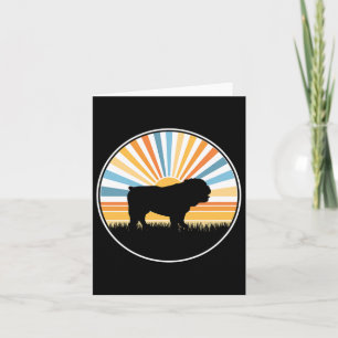 - Dog Mum Dog Dad Retro Sunset Pet Card