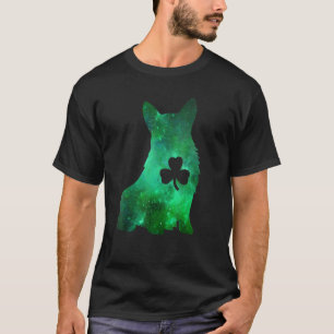 Dog Mum Dog Lover St Patrick S Day Corgi Mum Mens T-Shirt