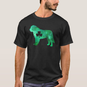 Dog Mum Dog Lover St Patrick's Day Saint Bernard M T-Shirt