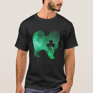 Dog Mum Dog Lover St. Patrick's Day Samoyed Mum Me T-Shirt
