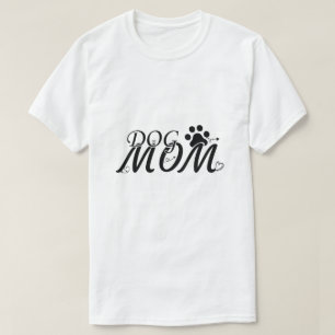 Dog Mum, Dog Mama, Paw, Love Dogs, Pet, Dog Lover. T-Shirt
