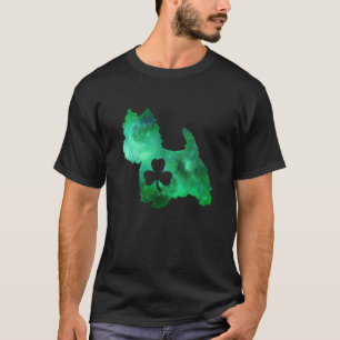 Dog Mum Dog St Patrick's Day Westie Mum Mens Women T-Shirt