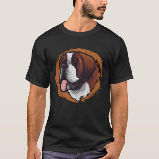 Dog Mum Dogfather Dog Daddy Dog Lover Saint retro  T-Shirt