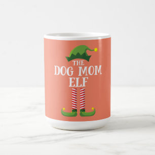 Dog Mum Elf Matching Family Group Christmas Party Coffee Mug