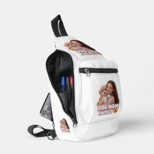  Dog Mum Energy - trendy dog mum design  Sling Bag