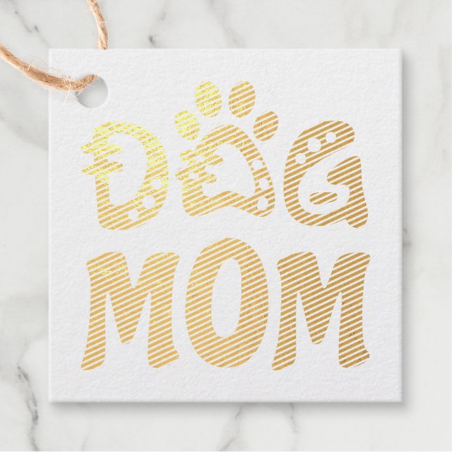 Dog Mum Favour Tags (Front)