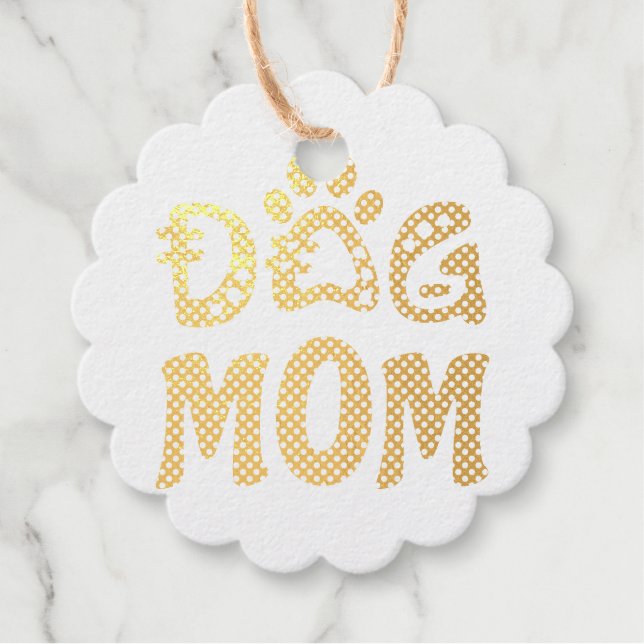 Dog Mum Favour Tags (Front)