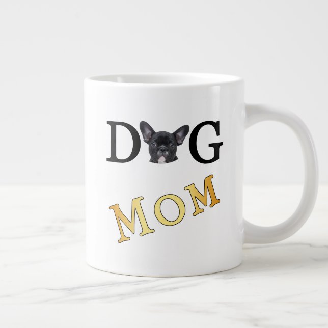 Dog Mum Frenchie Owners Large Coffee Mug (Right)