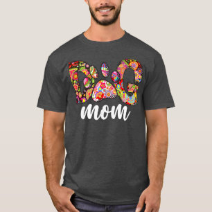 Dog Mum Funny Dog Paw Graphic Print for Women T-Shirt