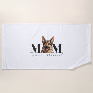 Dog Mum GERMAN SHEPHERD DOG Classic T-Shirt Beach Towel