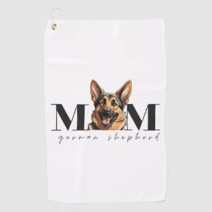 Dog Mum GERMAN SHEPHERD DOG Classic T-Shirt Golf Towel
