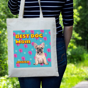 Dog Mum Gift - Personalised Pet Photo Birthday Tot Tote Bag