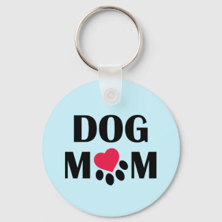 Dog Mum Heart Paw Keychain