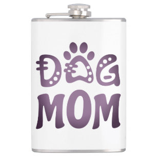 Dog Mum Hip Flask
